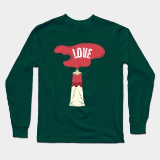 In February We Wear Red, February in Love Long Sleeve T-Shirt